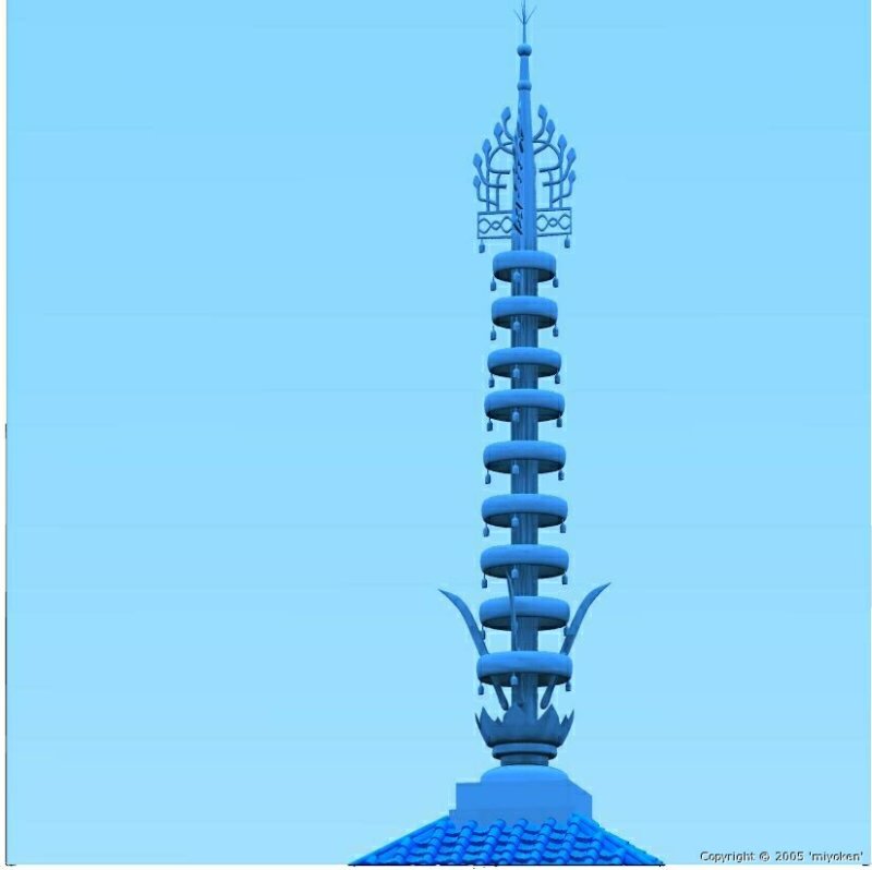 Japanese spire! detail 2